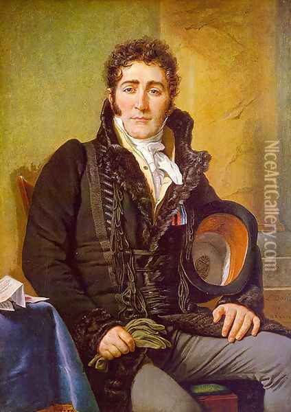 Portrait of the Count de Turenne 1816 Oil Painting - Jacques Louis David