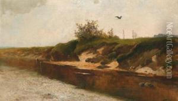 Flusslandschaft Oil Painting - Maximilian Von Fichard