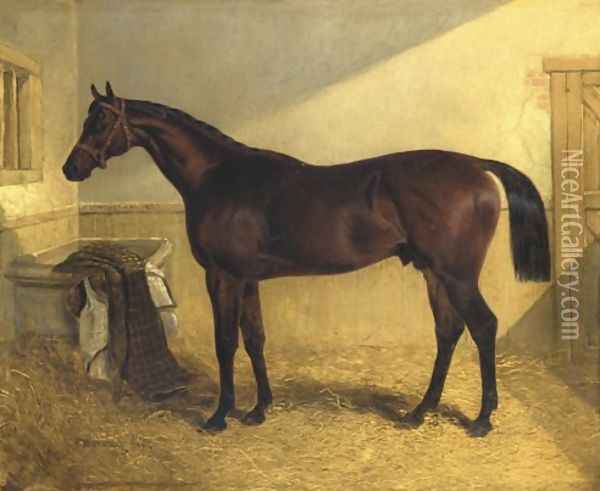 Rockingham Winner 1833 St. Leger 1833 Oil Painting - John Frederick Herring Snr