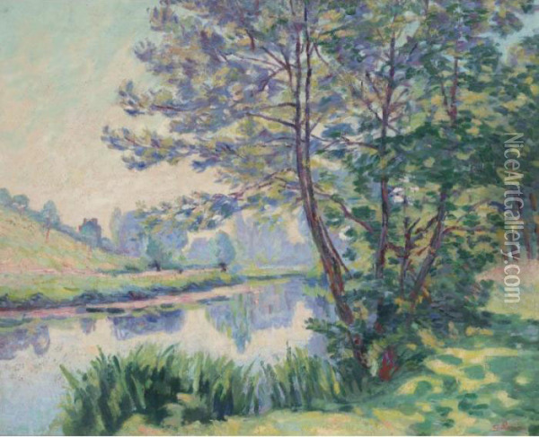 Villiers-sur-morin Oil Painting - Armand Guillaumin