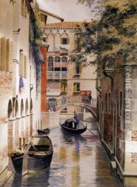 Venice Oil Painting - Jeno, Eugene Koszkol