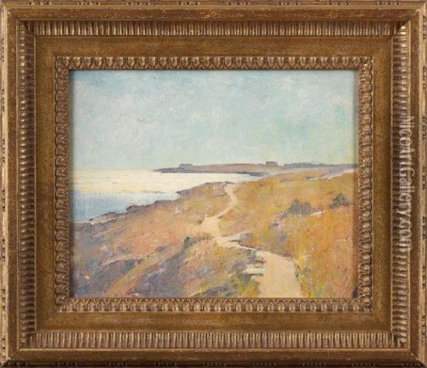 Coastline Landscape Oil Painting - Emil N.A. Carlsen