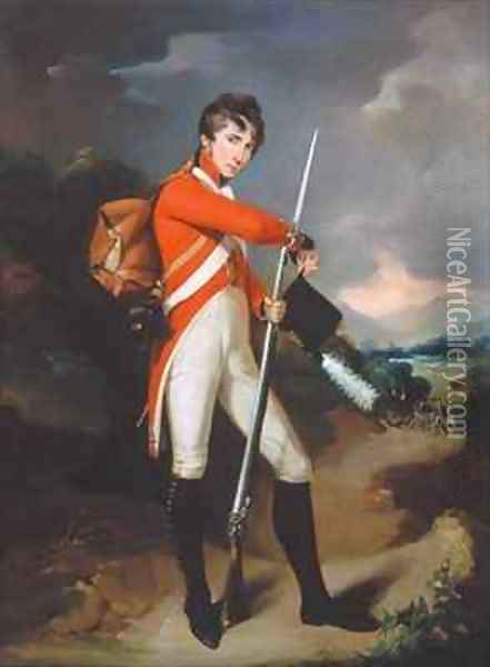 Grenadier of a Volunteer Regiment Oil Painting - Arthur William Devis
