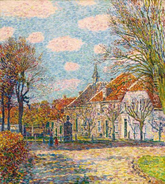 Marktplatz In St. Anna (holland) Oil Painting - Paul Baum