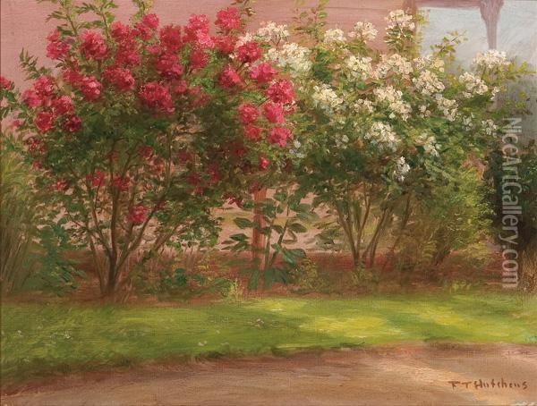 The Garden Wall Oil Painting - Frank Townsend Hutchens
