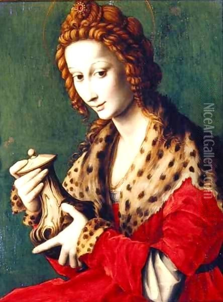 Mary Magdalen Oil Painting - Francesco Ubertini Bacchiacca II