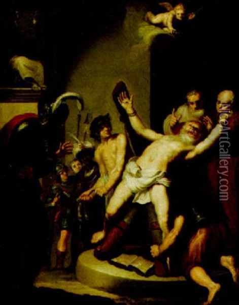 The Crucifixion Of Saint Peter Oil Painting - Jan Lievens