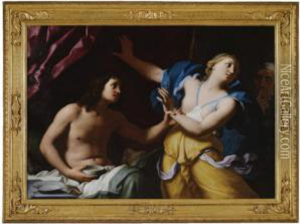 Amnon And Tamar Oil Painting - Giovanni Domenico Cerrini