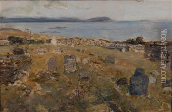 Old Burial Ground, Castletownsend Oil Painting - Walter Gay