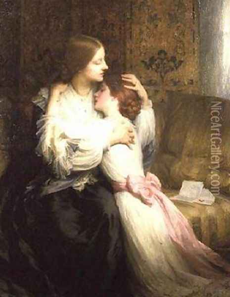 The Mother Oil Painting - Sir Thomas Francis Dicksee