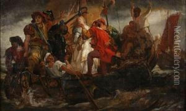 Vlaamse Kapers Oil Painting - Karel Ooms