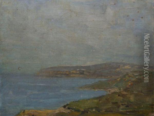 Coastal Landscape Oil Painting - James Muir Auld