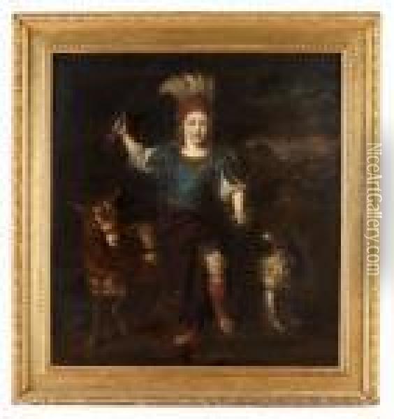 Gosse I Romersk Drakt Oil Painting - Sir Peter Lely