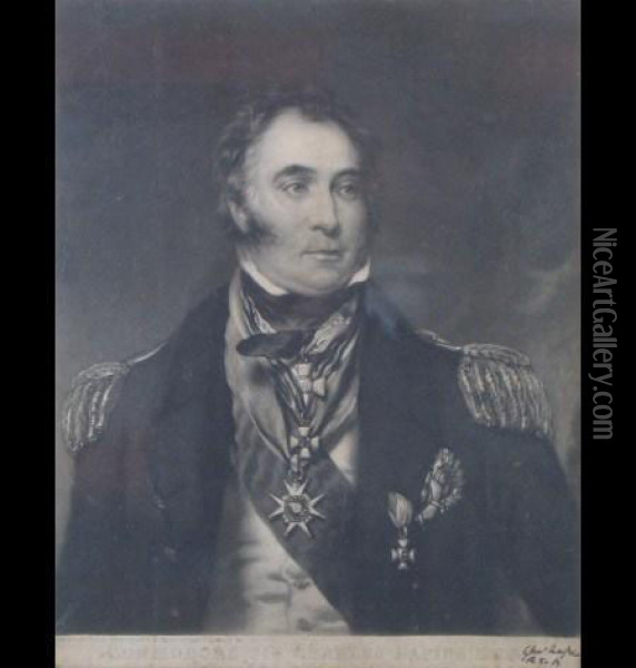 Commodore Sir Charles Napier Kcb Oil Painting - John Simpson