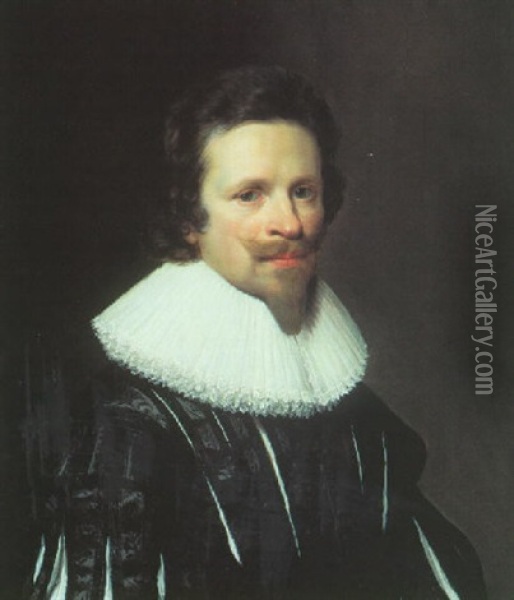 Alexander Van Der Capellen, Heer Van De Boedelhog Oil Painting - Jan Anthonisz Van Ravesteyn