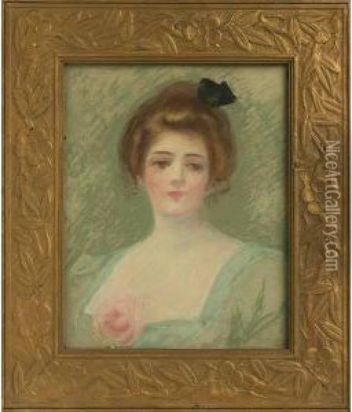 Portrait Of A Woman Oil Painting - Dixie Selden