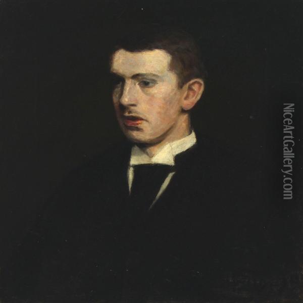 Portrait. Oil Painting - Ludvig Find