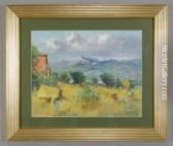 Paesaggio Oil Painting - Giuseppe Casciaro
