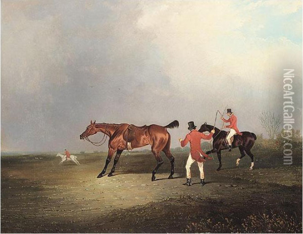 Hunting Scene Oil Painting - John Dalby Of York