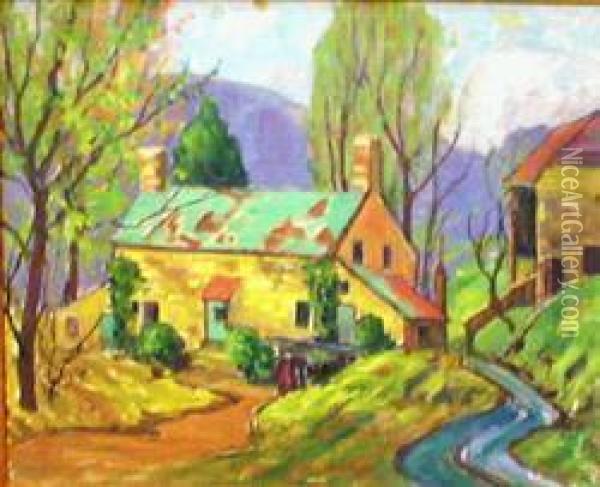 Summer Oil Painting - Fern Isabel Coppedge