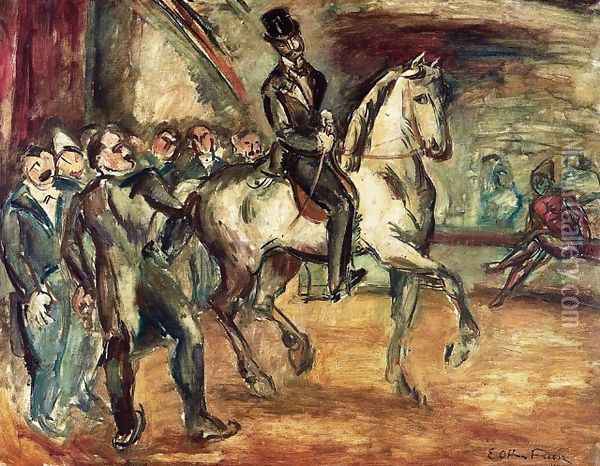 The Training School of the Cirque Madrano Oil Painting - Emile-Othon Friesz