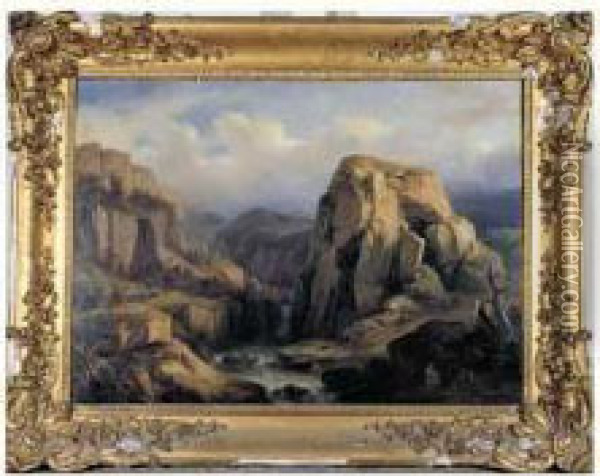 Le Brave Mailly Passant Les Alpes Oil Painting - Felice Storelli
