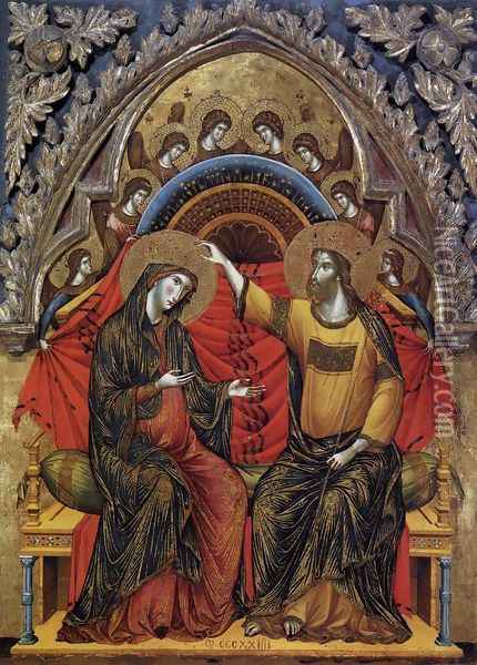Coronation of the Virgin 1324 Oil Painting - Paolo Veneziano
