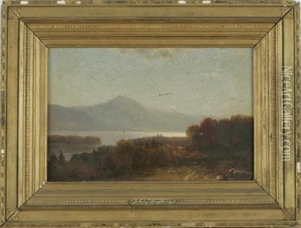Scenery On Lake George Oil Painting - George Herbert McCord