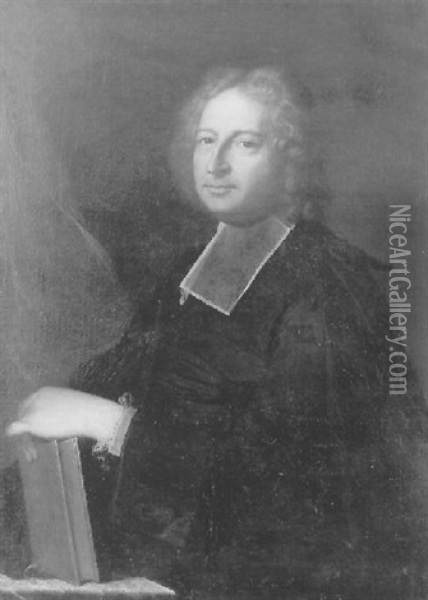 Portrait Du Pere Antoine Anselme Oil Painting - Hyacinthe Rigaud