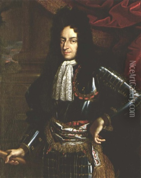 Portrat Des Kunftigen Konigs Wilhelm Iii. Von Grossbritannien, Als Statthalter Der Niederlande 1672-1702 Oil Painting - Benedetto Gennari the Younger