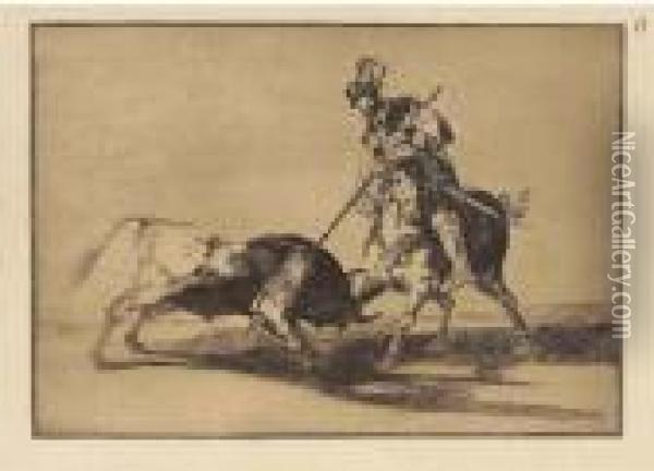 La Tauromaquia (h. 204-36) Oil Painting - Francisco De Goya y Lucientes