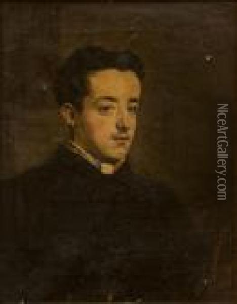Retrato De Joven Oil Painting - Antonio Salvador Casanova Y Estorach