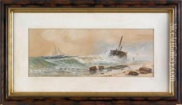 Coastal Scene Oil Painting - Granville Perkins