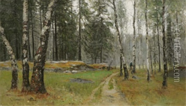 Drottning Kristinas Vag Oil Painting - Olof Hermelin