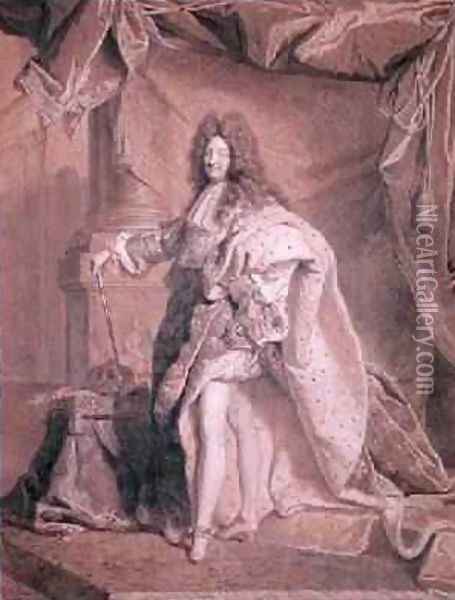 Portrait of Louis XIV 1638-1715 Oil Painting - Jean-Marc Nattier
