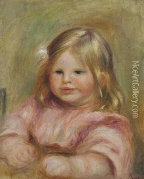 Portrait De Coco Oil Painting - Pierre Auguste Renoir