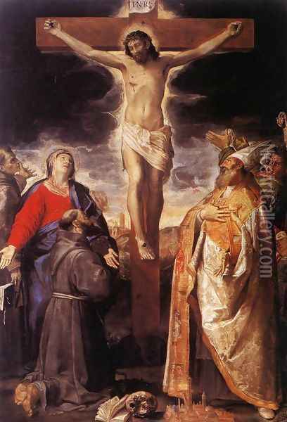 Crucifixion Oil Painting - Annibale Carracci