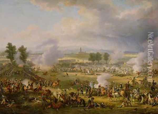 The Battle of Marengo Oil Painting - Louis Lejeune