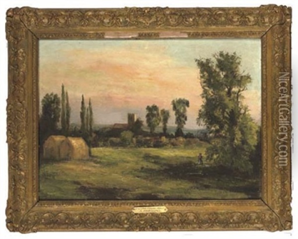 Dunton Green, Kent Oil Painting - Alfred William Parsons