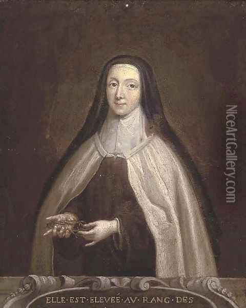 Portrait of a nun Oil Painting - Philippe de Champaigne