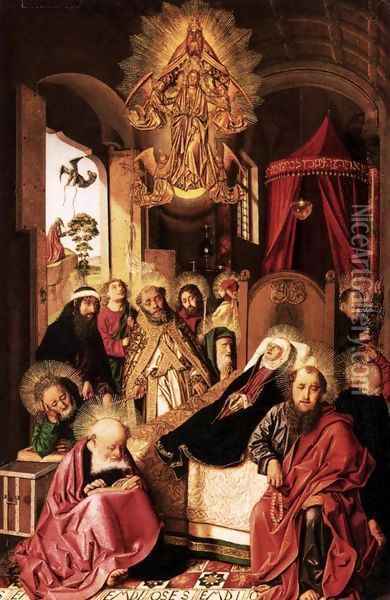 Death of the Virgin Oil Painting - Bartolome Bermejo