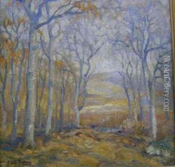 A Woodland Clearing Oil Painting - Paul Saling