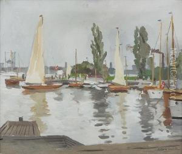 Copenhagen Oil Painting - Allan Walton