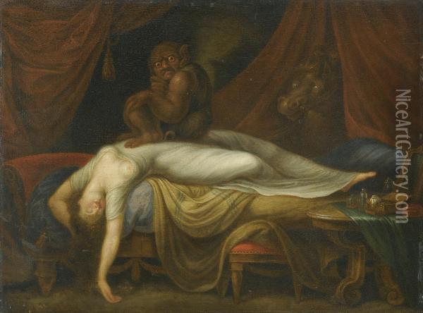 The Nightmare Oil Painting - Johann Henry Fuseli