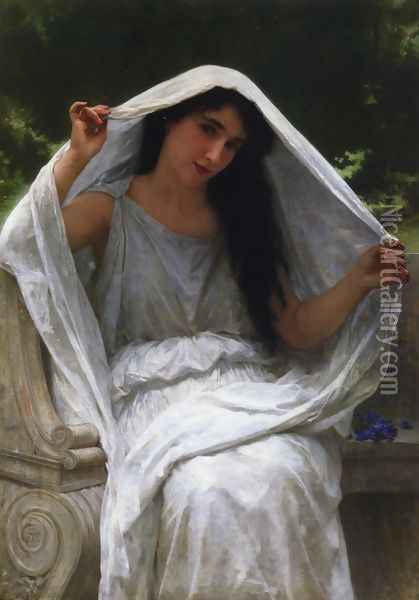 The Veil Oil Painting - William-Adolphe Bouguereau