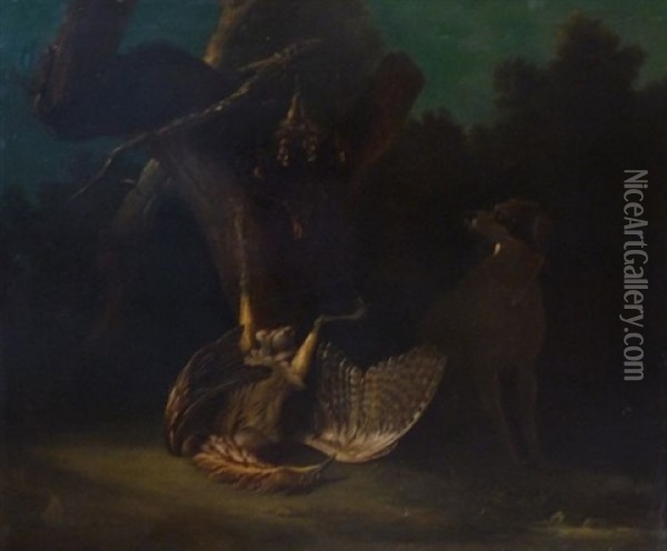 Nature Morte A La Volaille Oil Painting - Victor-Etienne Cesson