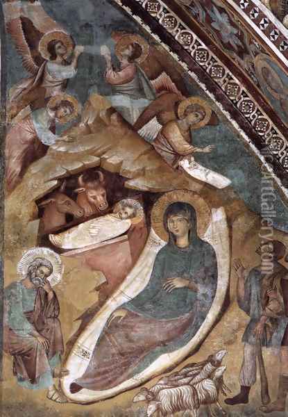 Nativity Oil Painting - Italian Unknown Master