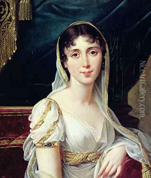 Desiree Clary 1781-1860 Queen of Sweden Oil Painting - Robert-Jacques-Francois-Faust Lefevre