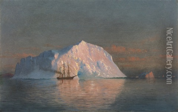Icebergs, Labrador Oil Painting - William Bradford