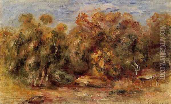 Landscape IX Oil Painting - Pierre Auguste Renoir